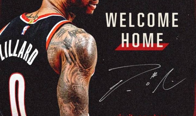 回到梦开始的地方！开拓者官宣签下35岁利拉德