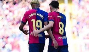 又是亚马尔！圆月弯刀兜射破门，巴萨1:0打破僵局，锁定西甲冠军